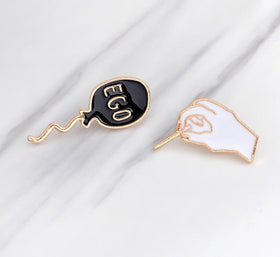 Pierced Your Ego Pins